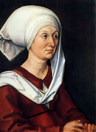 芭芭拉的肖像 Portrait of Barbara (1490)，阿尔布雷希特·丢勒