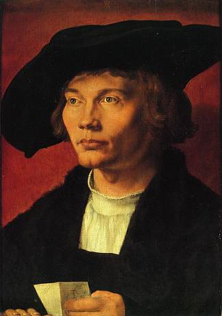 伯恩哈德·冯·里森的肖像 Portrait of Bernhard von Reesen (1521)，阿尔布雷希特·丢勒