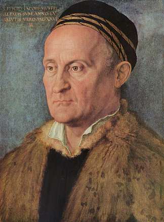 雅各布·马菲尔的肖像 Portrait of Jacob Muffel (1526)，阿尔布雷希特·丢勒