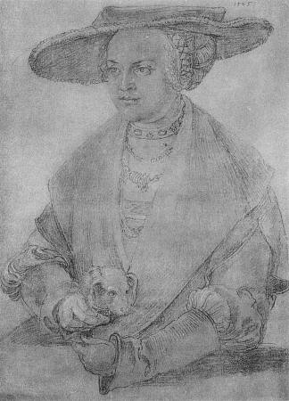 苏珊·冯·勃兰登堡·安斯巴赫的肖像 Portrait of Susanne von Brandenburg Ansbach，阿尔布雷希特·丢勒