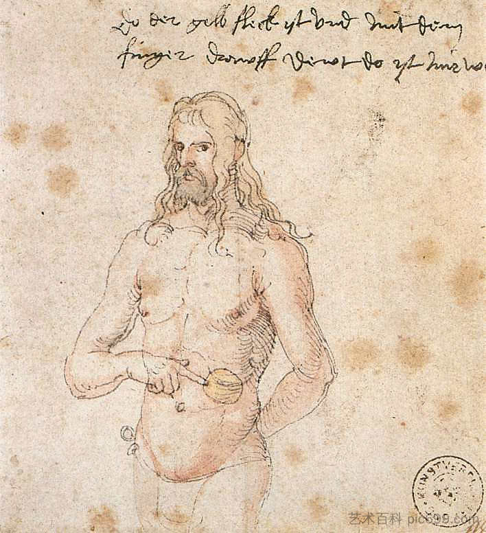 自画像 Self-Portrait (1521)，阿尔布雷希特·丢勒