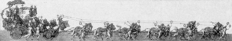 伟大的战车 The great chariot (1518)，阿尔布雷希特·丢勒