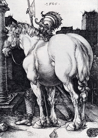 大马 The Large Horse (1509)，阿尔布雷希特·丢勒