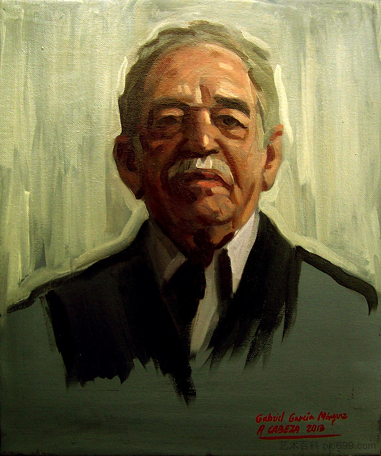 加布里埃尔·加西亚·马尔克斯 Gabriel García Márquez (2013; Valencia,Spain  )，亚历杭德罗·卡贝萨