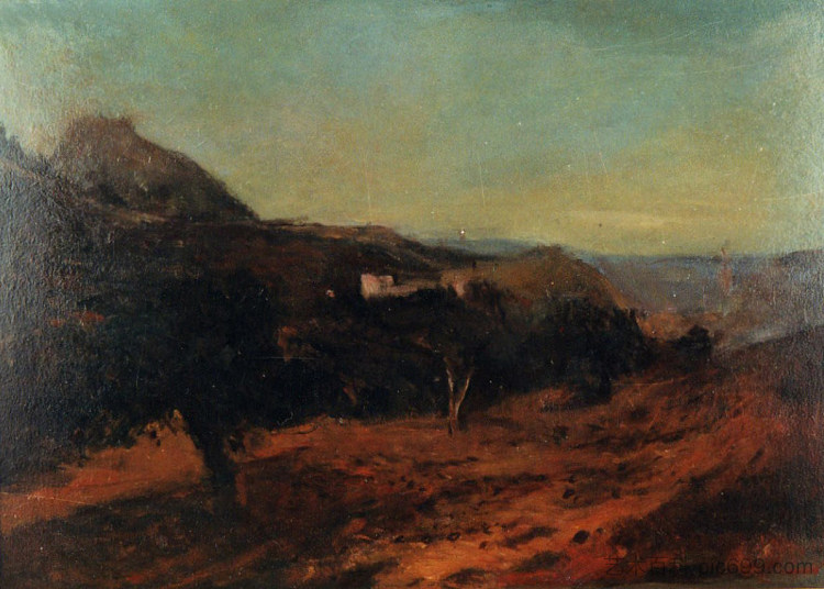 萨蒂瓦景观 Landscape of Xàtiva (1988)，亚历杭德罗·卡贝萨