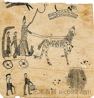 儿童画 Child's drawing (1903)，亚历山大德内卡