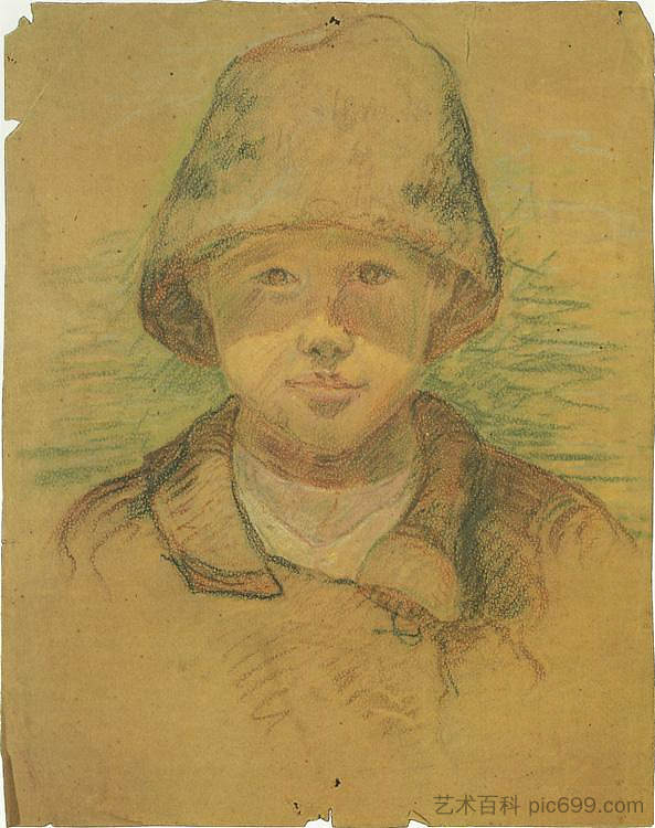 一个男孩的肖像 Portrait of a Boy (1915)，亚历山大德内卡