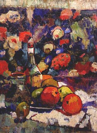 静物画 Still life (1909 – 1910)，亚历山德拉埃克斯特