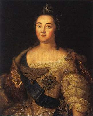 俄罗斯伊丽莎白的肖像 Portrait of Elizabeth of Russia，阿列克西·安特波夫