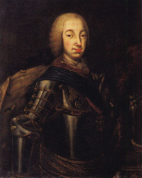 彼得·费多托维奇大公（后来的彼得三世）的肖像， Portrait of Grand Duke Peter Fedotovich (later Peter III), (1753)，阿列克西·安特波夫