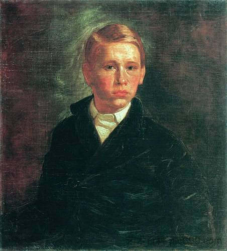 自画像 Self-portrait (1850)，阿列克谢·科尔祖欣