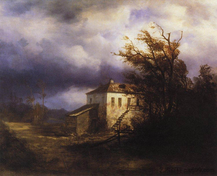 暴风雨之前 Before the Storm (1850)，阿列克谢·孔德拉季耶维奇·萨伏拉索夫