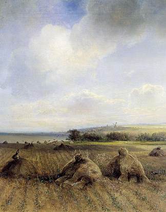 夏末，伏尔加河畔 By late summer, on the Volga (1873)，阿列克谢·孔德拉季耶维奇·萨伏拉索夫