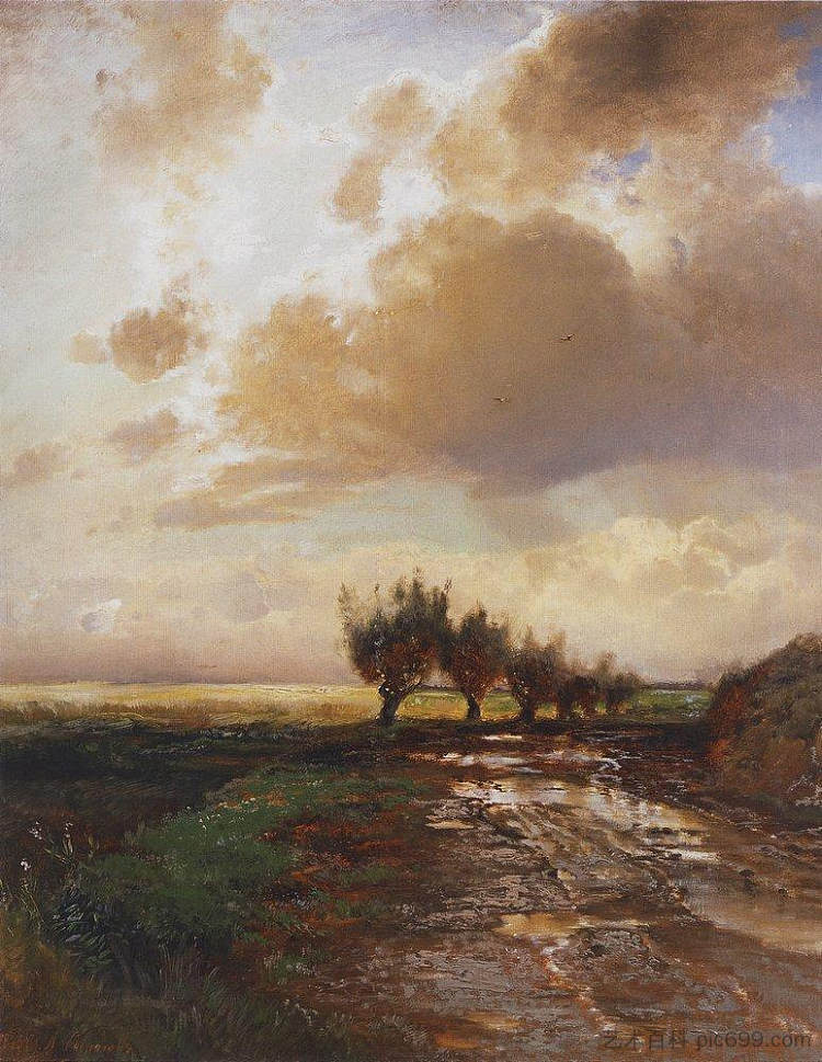 乡间小路 Country road (1873),阿列克谢·孔德拉季耶维奇·萨伏拉索夫