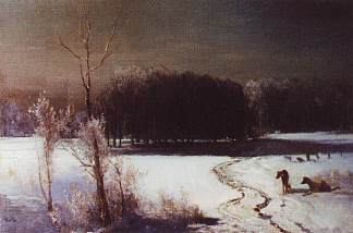 狼的风景 Landscape with wolves，阿列克谢·孔德拉季耶维奇·萨伏拉索夫