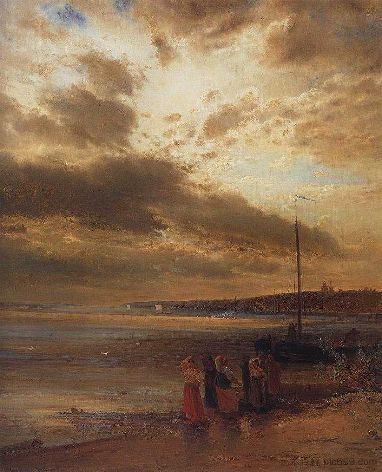 在伏尔加河上 On the Volga (1875),阿列克谢·孔德拉季耶维奇·萨伏拉索夫