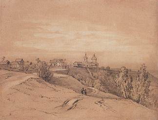 莫斯科附近的麻雀山 Sparrow Hills near Moscow (c.1840 – c.1850)，阿列克谢·孔德拉季耶维奇·萨伏拉索夫