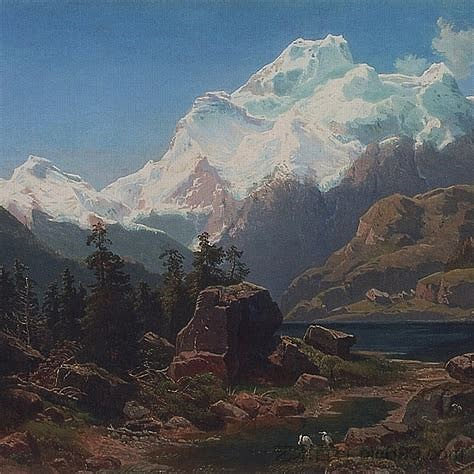 瑞士风景 Swiss Landscape,阿列克谢·孔德拉季耶维奇·萨伏拉索夫