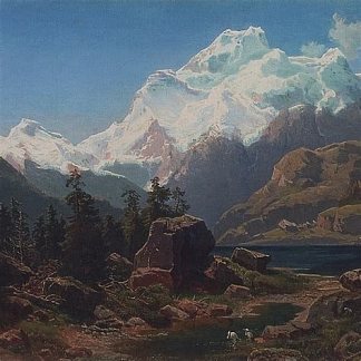 瑞士风景 Swiss Landscape，阿列克谢·孔德拉季耶维奇·萨伏拉索夫