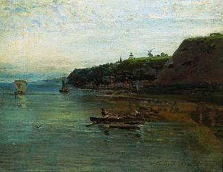 戈罗德茨附近的伏尔加河 Volga near Gorodets (1870)，阿列克谢·孔德拉季耶维奇·萨伏拉索夫