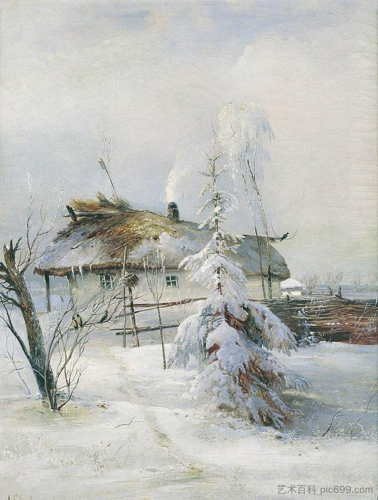 冬 Winter (1873)，阿列克谢·孔德拉季耶维奇·萨伏拉索夫