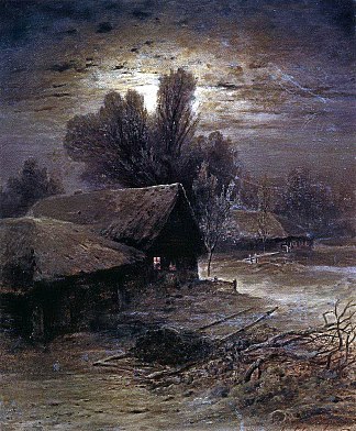 冬夜 Winter Night (1869)，阿列克谢·孔德拉季耶维奇·萨伏拉索夫
