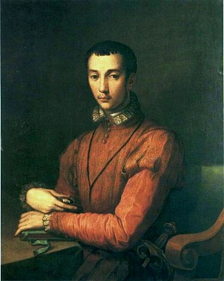 弗朗切斯科·德·美第奇的肖像 Portrait of Francesco De’ Medici，亚历山德罗·阿洛里