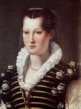 伊莎贝拉·德·美第奇的肖像 Porträt Isabella De’ Medici，亚历山德罗·阿洛里