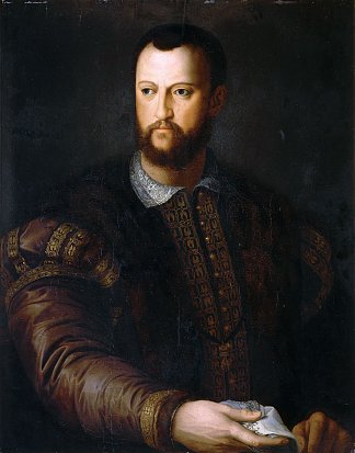科西莫一世·德·美第奇的肖像 Portrait of Cosimo I De Medici，亚历山德罗·阿洛里
