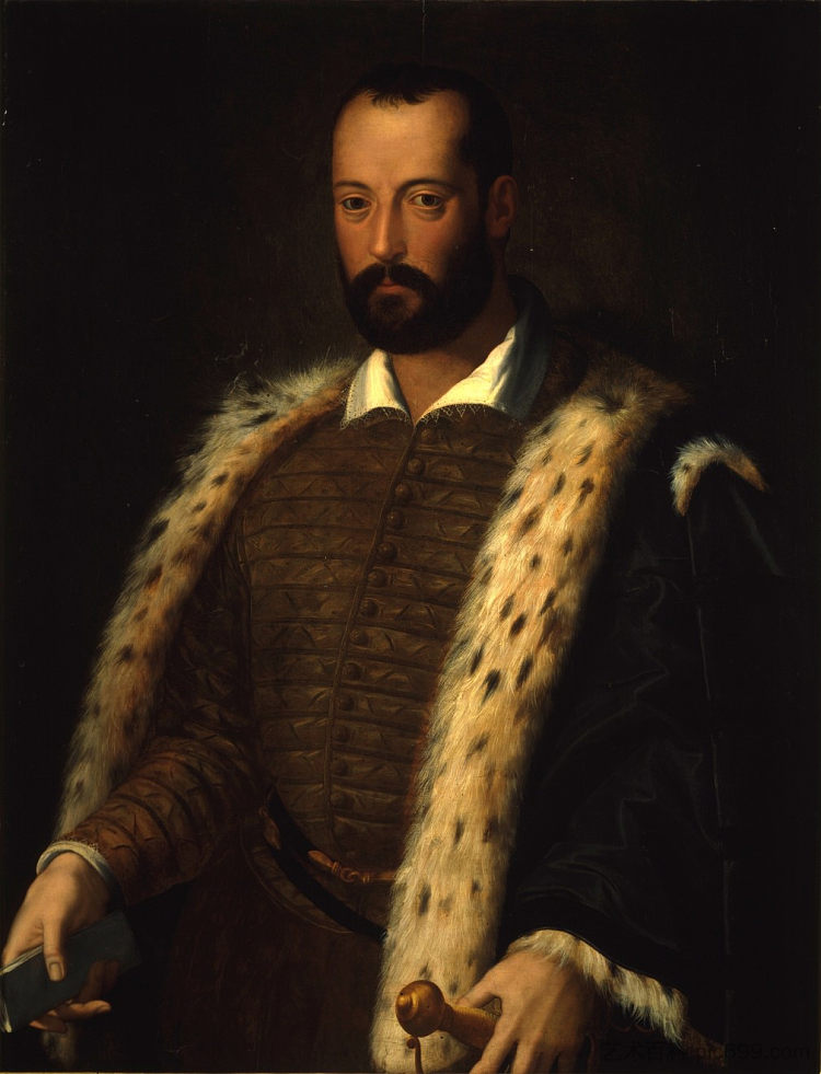 弗朗切斯科一世·德·美第奇的肖像 Portrait of Francesco I De' Medici (1580)，亚历山德罗·阿洛里