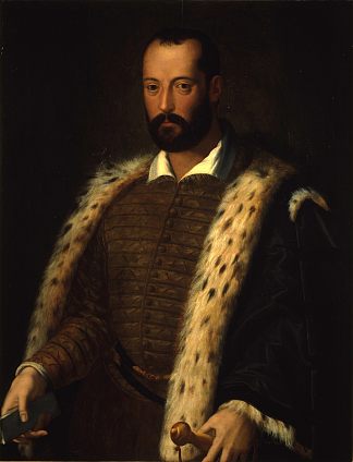 弗朗切斯科一世·德·美第奇的肖像 Portrait of Francesco I De’ Medici (1580)，亚历山德罗·阿洛里