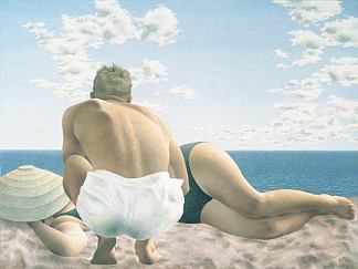 海滩上的情侣 Couple on Beach (1957)，科尔维尔