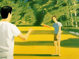 文森特·卡茨（与飞盘） Vincent Katz (with Frisbee)，亚历克斯·卡茨