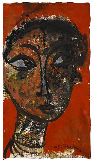 无题（女人的头） Untitled (Head of a Woman) (1961)，亚历山大·博格西安