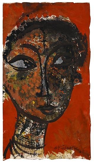 无题（女人的头） Untitled (Head of a Woman) (1961)，亚历山大·博格西安