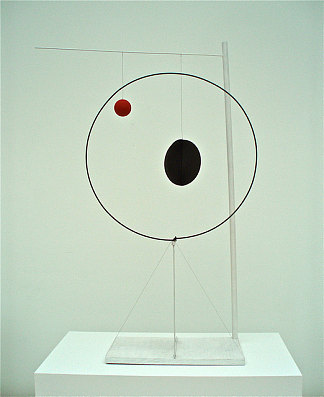 带有红球的对象 Object with Red Ball (1931)，亚历山大·考尔德