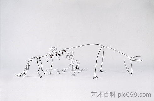 罗穆卢斯和瑞摩斯 Romulus and Remus (1928)，亚历山大·考尔德