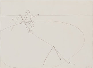 走钢丝者 TIGHTROPE WALKER (1932)，亚历山大·考尔德