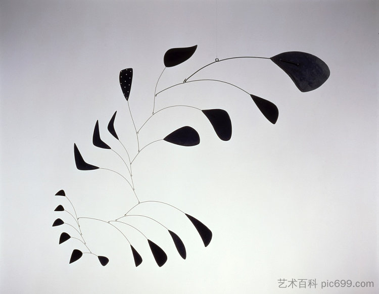 垂直树叶 VERTICAL FOLIAGE (1941)，亚历山大·考尔德