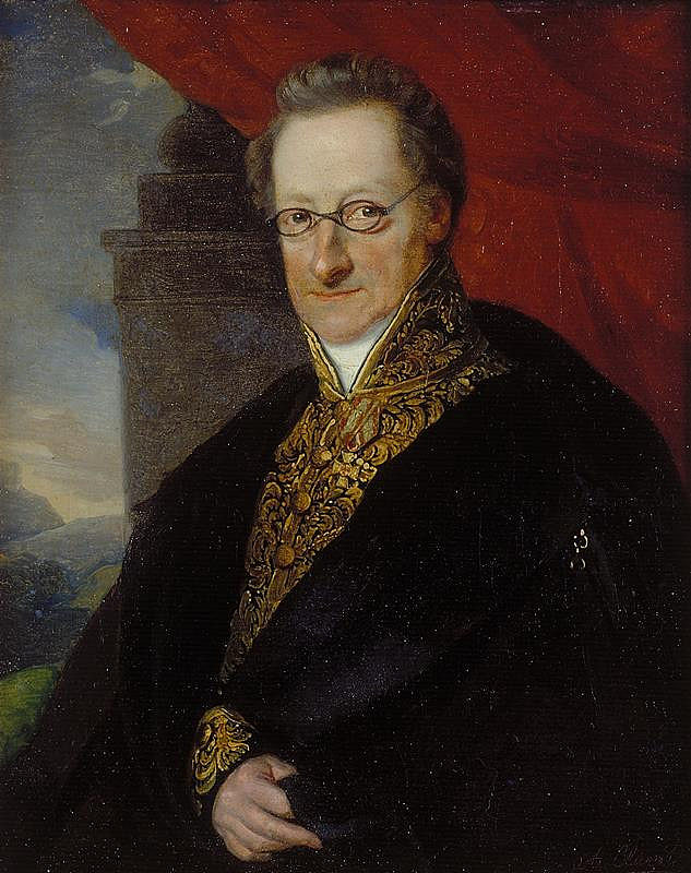 弗兰季谢克·约瑟夫·热罗廷伯爵的肖像 Portrait of Count František Josef Žerotín (1836)，亚历山大·克拉罗
