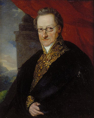 弗兰季谢克·约瑟夫·热罗廷伯爵的肖像 Portrait of Count František Josef Žerotín (1836)，亚历山大·克拉罗