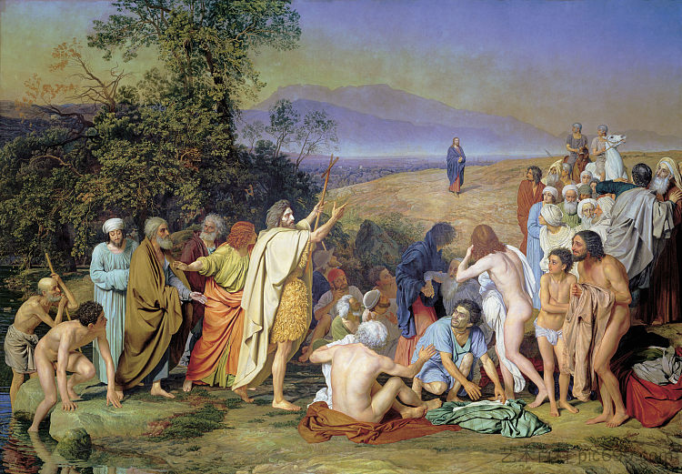 基督向人们显现 Appearance of Christ to the People (1857; Russian Federation ),亚历山大·伊万诺夫