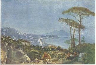 从波齐利佩的路上看那不勒斯 View of Naples from the road in Pozilippe，亚历山大·伊万诺夫