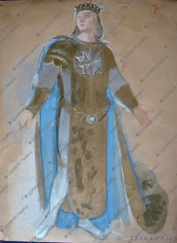 服装设计。洛恩格林 Costume Design. Loengrin (1933)，亚历山大·赫沃斯坦科·赫沃斯托夫