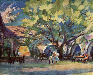 斯美塔那歌剧《卖的新娘》的布景装饰 Set Decoration for Opera ‘Sold Bride’ by Smetana (1937)，亚历山大·赫沃斯坦科·赫沃斯托夫