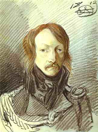 A.P.兰斯科伊的肖像 Portrait of A. P. Lanskoy (1813)，亚力山大奥洛夫斯基