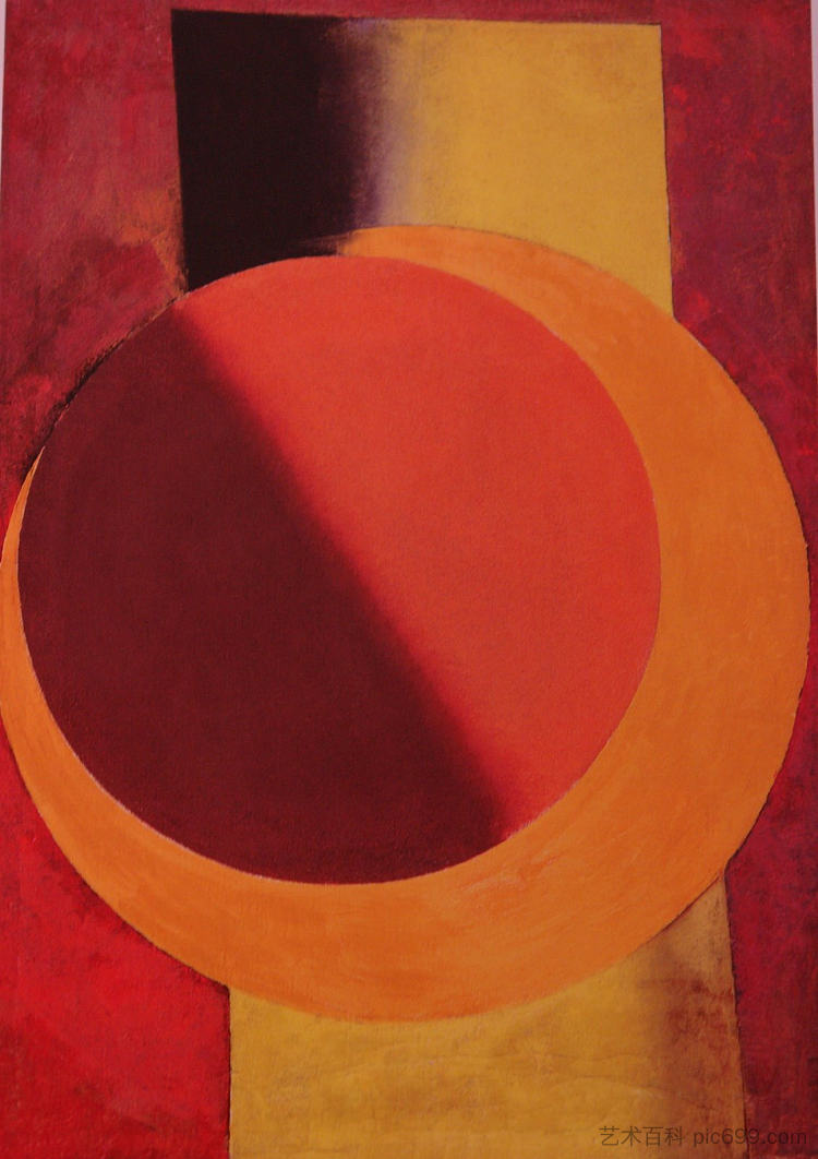 红色和黄色 Red and Yellow (c.1918; Moscow,Russian Federation ),亚历山大·罗德钦科