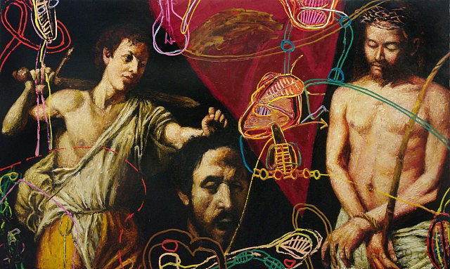 罗伊特伯德 VS 卡拉瓦乔。作品 # 004 Roitburd VS Caravaggio. Opus # 004 (2009),亚历山大·罗伊特伯德