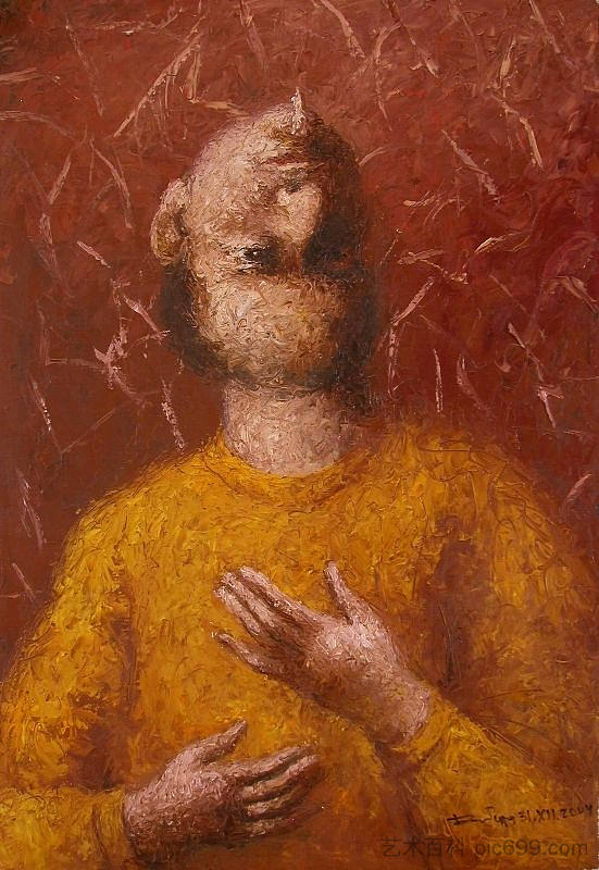 红色自画像 Self Portrait in Red (2004),亚历山大·罗伊特伯德
