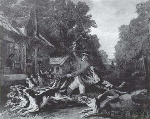 包 The pack (c.1860 - c.1864)，亚历山大·安提尼亚